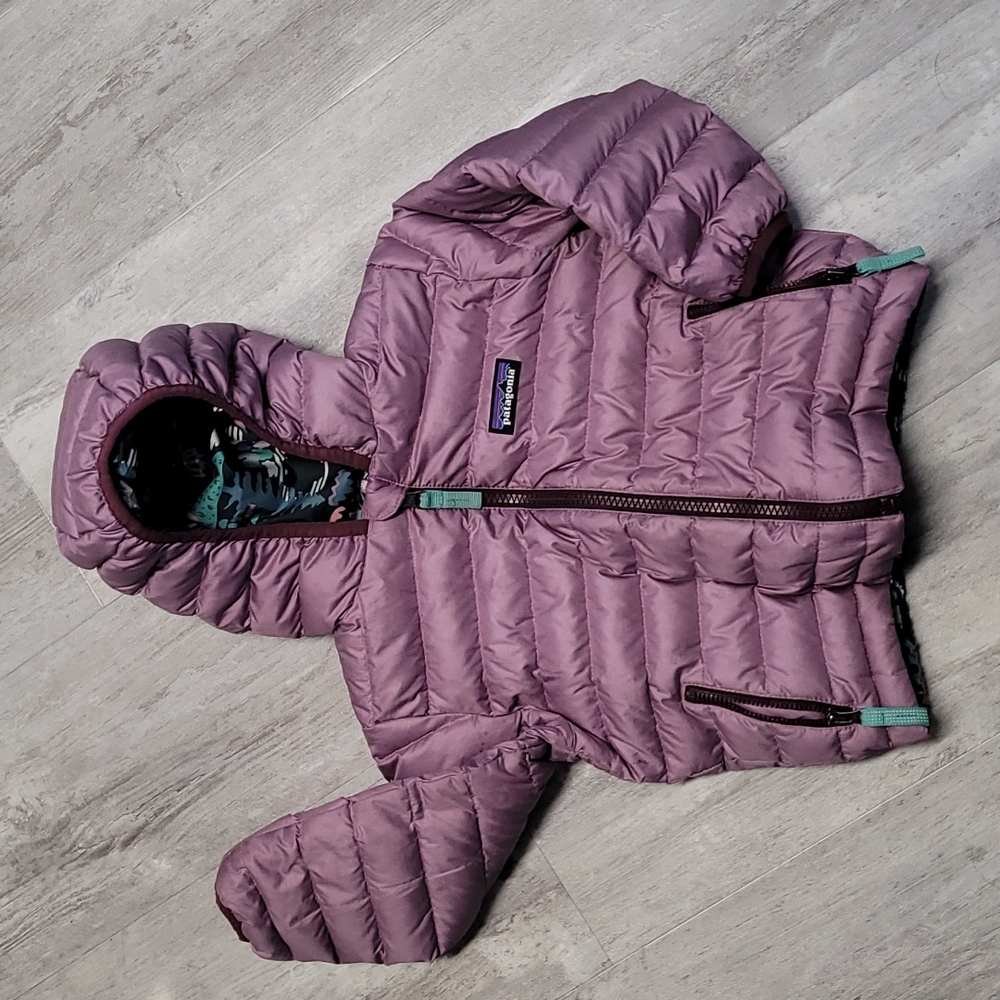 Patagonia Baby Reversible Down Sweater Hoodie 2T